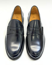 Carica l&#39;immagine nel visualizzatore di Gallery, BERWICK PENNY LOAFER SPAZZOLATO BLU
