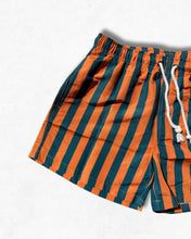 Carica l&#39;immagine nel visualizzatore di Gallery, GASSA D&#39;AMANTE COSTUME POLIGNANO RIGATO ARANCIO VERDE
