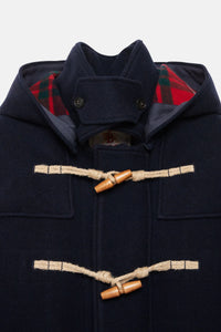 BARACUTA DOUBLE SHORT DUFFLE NAVY