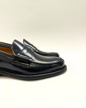 Carica l&#39;immagine nel visualizzatore di Gallery, BERWICK PENNY LOAFER SPAZZOLATO BLU
