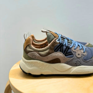 FLOWER MOUNTAIN YAMANO 3 NYLON SUEDE MILITARE GREY