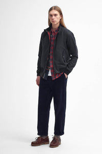 BARBOUR X BARACUTA PORTON WAX NAVY