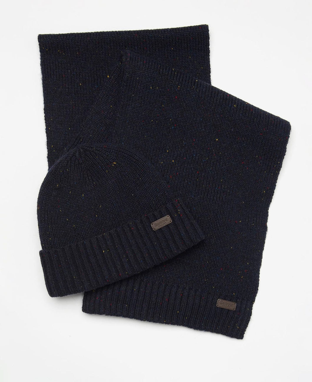 BARBOUR BAULETTO CARLTON FLECK BEANIE NAVY