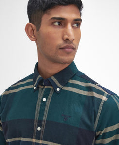 BARBOUR ICELOCH CAMICIA GREEN LOCH