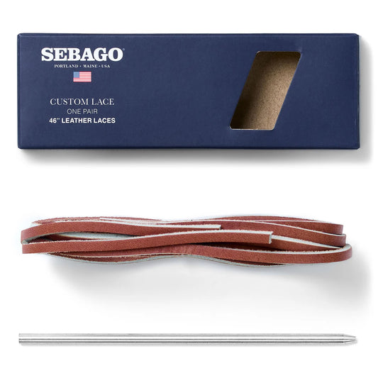 SEBAGO RAWHIDE SHOELACES BROWN