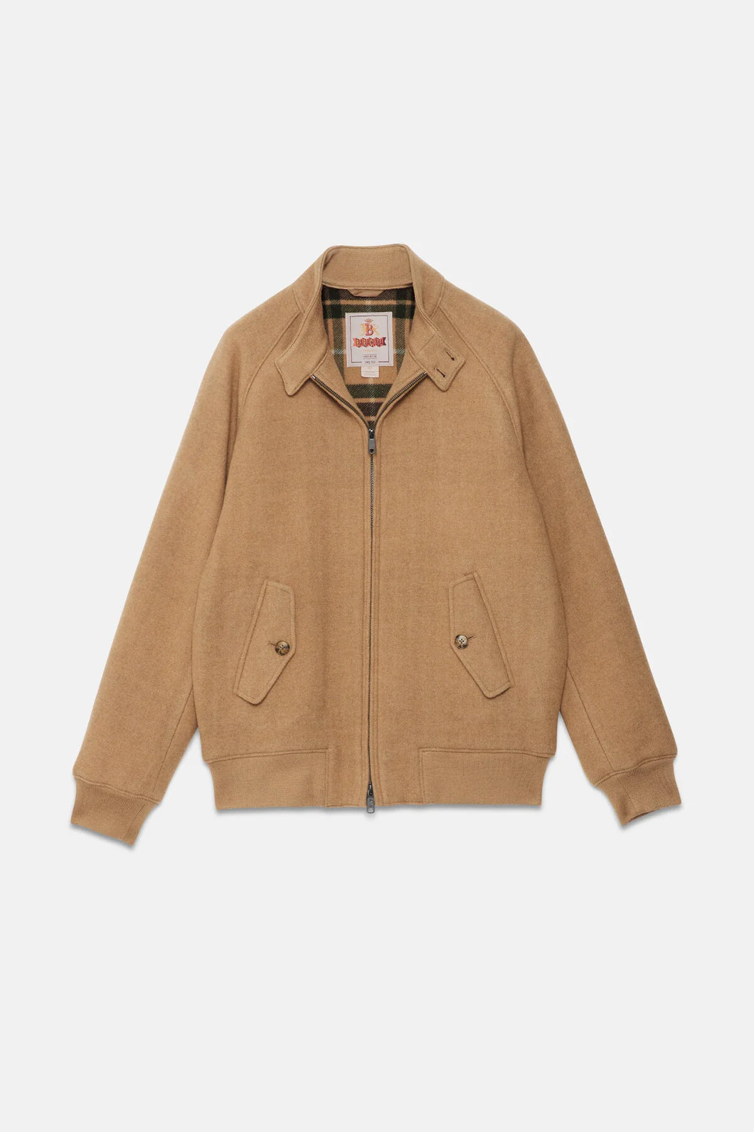 BARACUTA G9 DOUBLE WOOL CAMEL