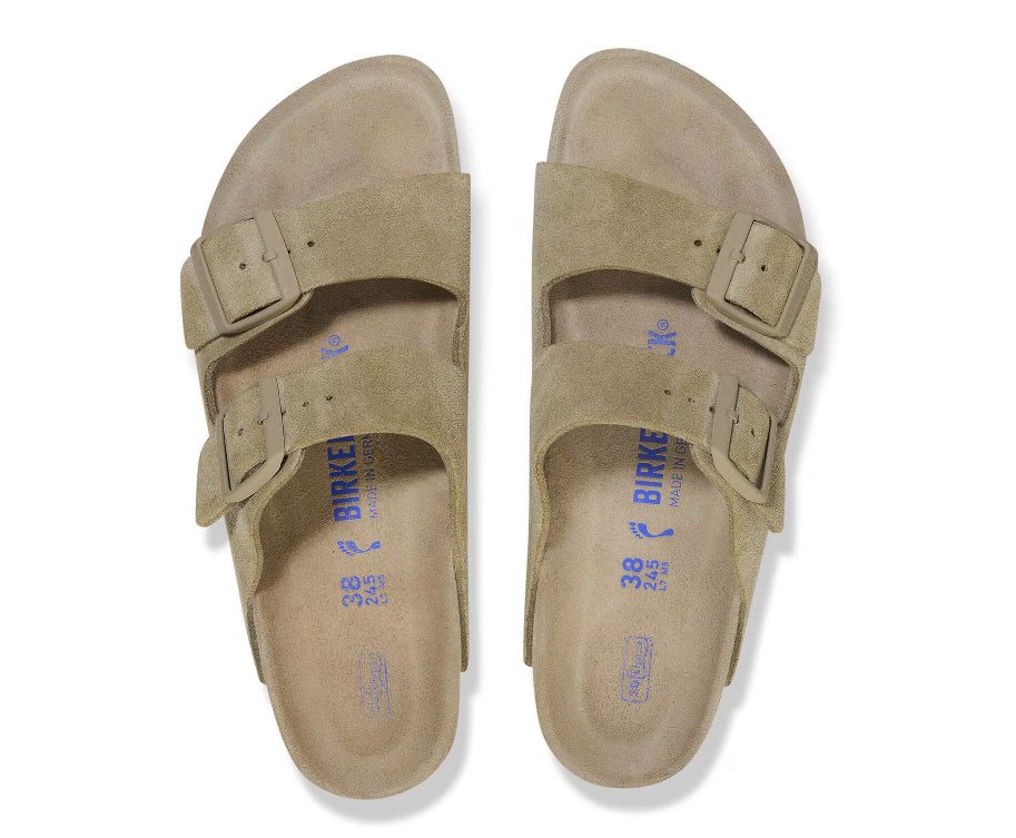 BIRKENSTOCK ARIZONA FADED KHAKI SOFT